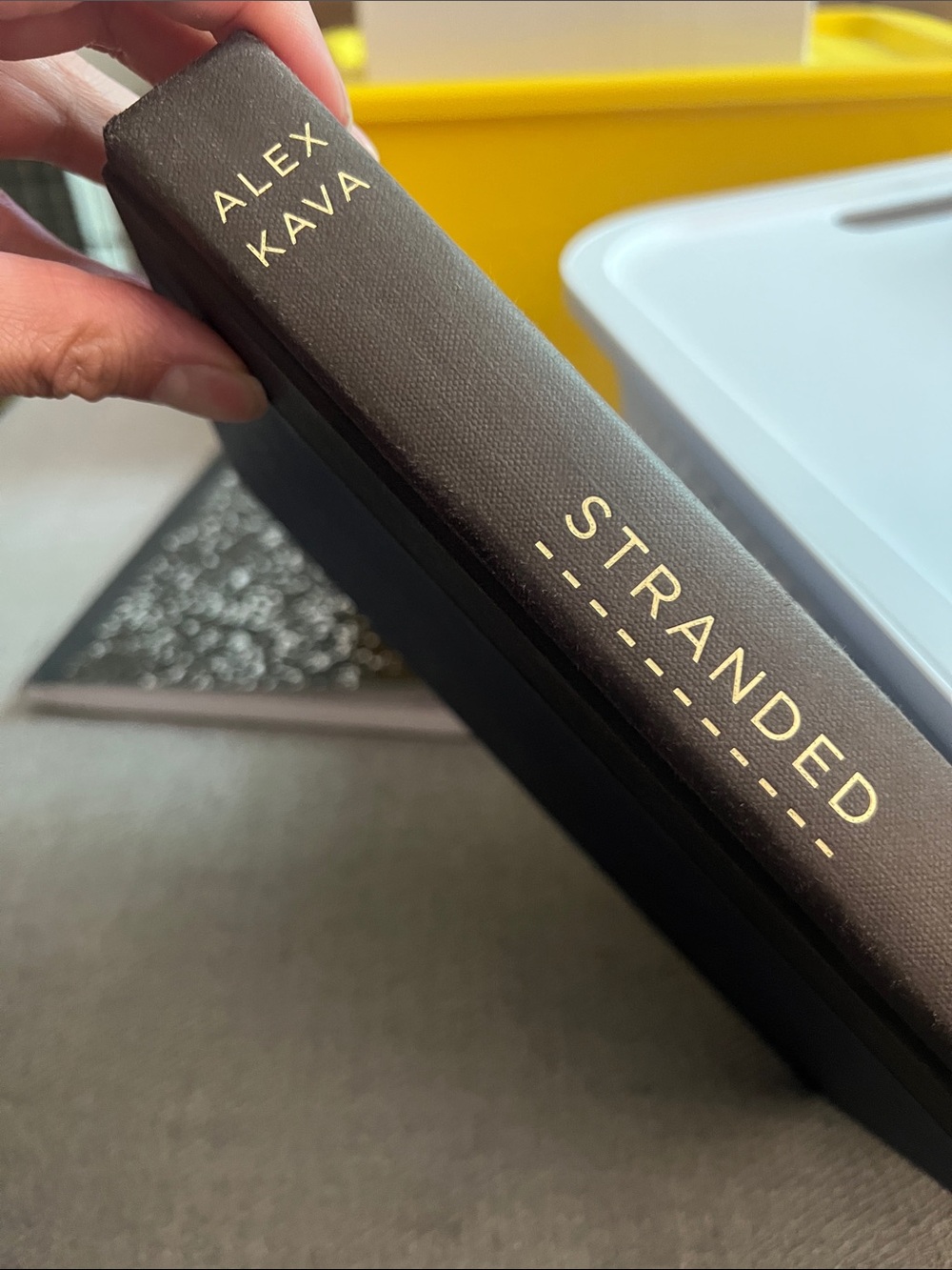 Stranded Brand Title Page - Black Text on Cream Paper